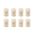 thumbnail image 4 of Chandelle Pilier Parfumée 2,75 Pouces X 4 Pouces Sweet Vanilla Bliss - Ensemble de 8, 4 of 4