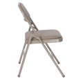 thumbnail image 3 of HERCULES Series Double Braced Gray Vinyl Folding Chair, 3 of 9