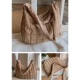 thumbnail image 2 of LinYooLi Women Fashion Grid Shoulder Bag Hobo Crossbody Bag Down Dumpling Handbag Large Capacity, 2 of 6