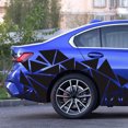 thumbnail image 3 of FlyFlise 2 Pieces Triangles Vinyl Car Body Stickers Long Stripe Door Sticker Vinyl, 3 of 6