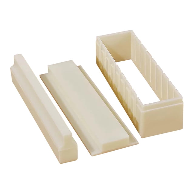 Sushi Making Kit 3 Piece, Xinsrenus Sushi Set with Seaweed Rice Wrapping Tool, Compact Sushi Press for Quick Forming Even Rolls, Portable Sushi Artifact for Home Kitchen Party