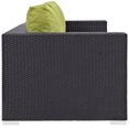 thumbnail image 3 of Modway Convene Outdoor Patio Furniture Sofa, Espresso, 3 of 5