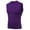 Purple, variant on Men's Athletic Compression Shirts Sleeveless Tank Top Slim Running Sports Workout Base Layer Undershirt