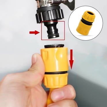 TIMIFIS Quick-Connect Garden Hose Adapter, 1/2 Inch Set For Garden Hoses & Spray Nozzles -