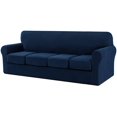 thumbnail image 1 of CHUN YI Sofa Cover with Separate Cushion Slipcover Stretch Checks, 1 of 7