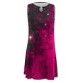 thumbnail image 4 of Cameland Robes pour Femmes Imprimées Confortables Amples Sans Manches Robe Décontractée Robe d'Été Violet P, 4 of 4