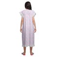 thumbnail image 4 of Moomaya Chemise de Nuit d'Allaitement à Col Rond Imprimée pour Femmes en Coton, 4 of 6