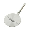 thumbnail image 2 of Stainless Steel Induction Cooker Heat Diffuser Plate | Aluminum Core Heat Conductor Adapter | Compatible With Gas & Induction Stoves | Fits Iron, Ceramic, Glass Cookware | 20/22/24cm Diameter, 2 of 9