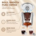 thumbnail image 2 of WWS- Lot de 2 Dosettes K Réutilisables pour Keurig 1.0: Dosettes K Rechargeables en Acier Inoxydable - Filtre à Café Réutilisable pour Cafetière Keurig 1.0, Permanent, Écoresponsable, Design le Plus Récent, 2 of 4