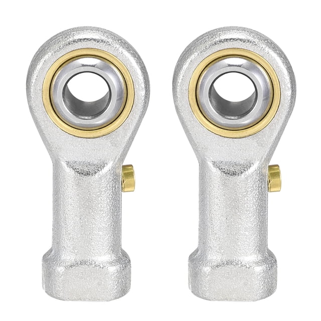 Unique Bargains 1/4-inch Bore 1/4-28 Female Thread Right Hand Rod End Bearings 2 Pack