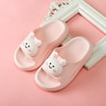 thumbnail image 2 of Kcodviy Home Slippers for Children Slippers for Girls Size 12 Kids Little Rabbit Children Slippers Cartoon Soft Sole Kids Slippers Warm in Summer Comfortable Girls Sandals at Home, 2 of 4