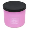 thumbnail image 3 of Mainstays 3-Wick Textured Wrapped Raspberry Peach Frose Scented Candle, 14 oz, 3 of 6