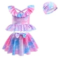 thumbnail image 1 of Girls Bathing Suits Two Piece Kids Swimsuits Summer Beach Swimwear 3-8Years, 1 of 6