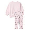 thumbnail image 2 of George Baby Girls' Two Piece Lounge Set, 2 of 2