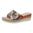 thumbnail image 2 of LSLJS Women's New Summer One-line Hemp Rope Thick Sole Wedge Cloth Sandals, Platform Slippers, 2 of 4