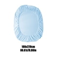 thumbnail image 3 of Covers for Bed Solid Color Washed Bed Cover Three Piece Mat Mattress Ash Proof Cover Bed Cover Pillowcase Double Bed Mattress, 3 of 8