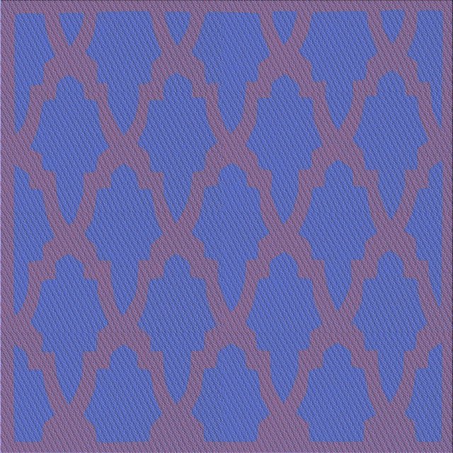 Ahgly Company Tapis de Zone Carré Lavable en Machine Bleu Ardoise Clair, 8 Pieds Carré