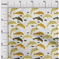 thumbnail image 2 of oneOone Cotton Silk Lime Green Fabric Beach Dolphin Craft Projects Decor Fabric Printed By The Yard 42 Inch Wide, 2 of 4