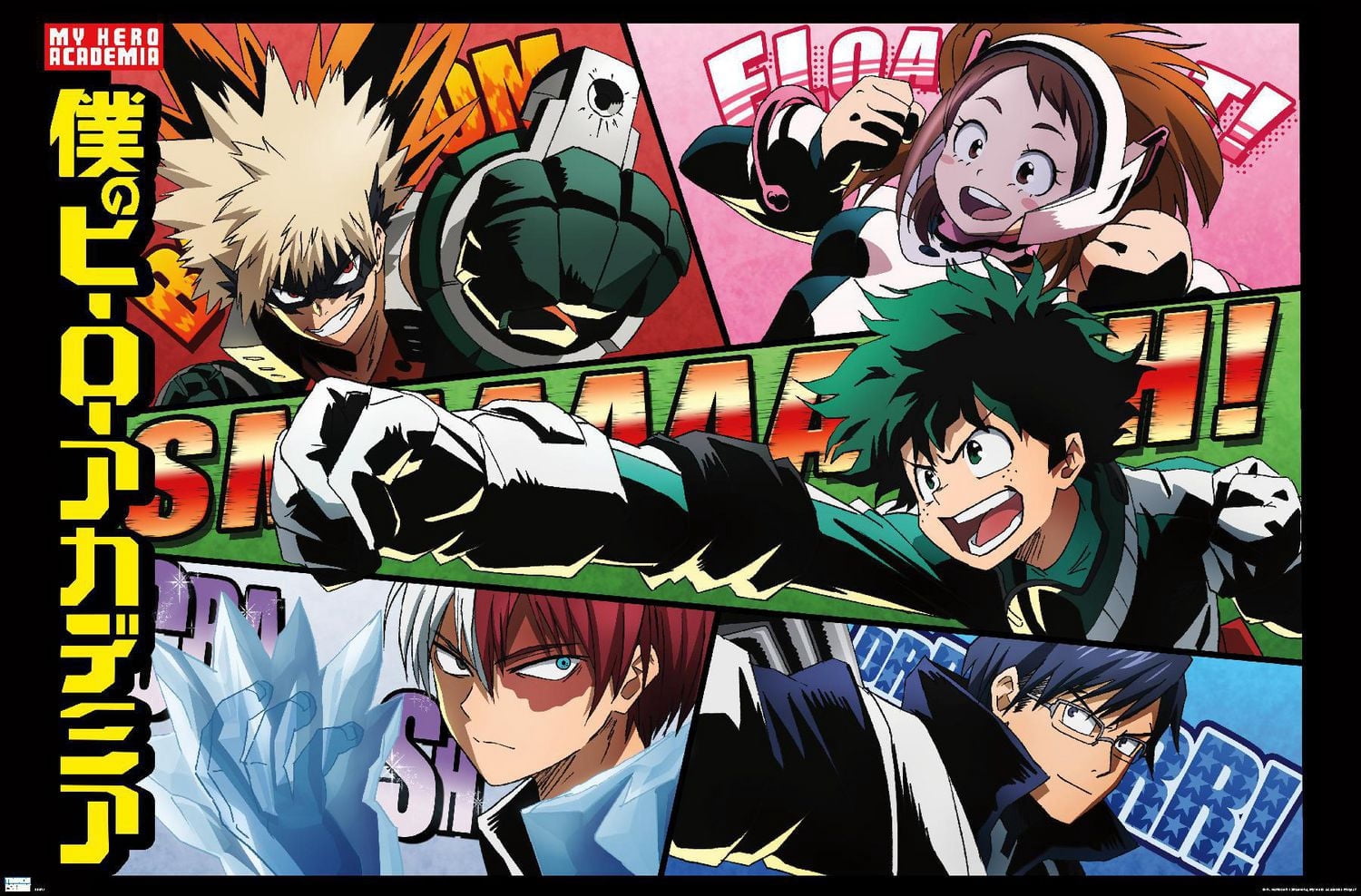 My Hero Academia: Season 1 - Group Artwork A-5 Wall Poster, 22.375" x 34"