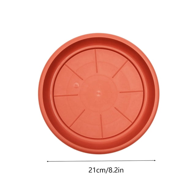 Plateaux en Plastique Type Soucoupe pour Pots, Robustes, Plateaux d'Égouttement pour Pots de Fleurs, Petits Plateaux Ronds de Récupération d'Eau, Soucoupe pour Intérieur