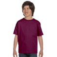 thumbnail image 2 of Hanes T-Shirt Lourd pour Garçon 5,2 oz COMFORTSOFT, m, Bordeaux, 2 of 4