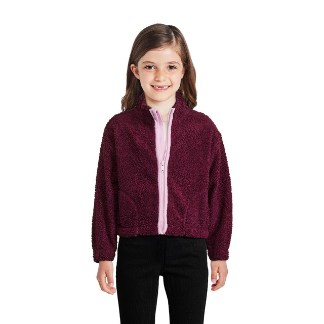 Veste zippée en bouclé George pour filles