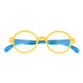 thumbnail image 2 of Milaget Children Blue Light Glasses PC Gamer Computer Glasses Round Glasses Anti- Yellow+Blue, 2 of 7