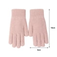 thumbnail image 3 of Knitted Gloves Winter with Fleece Thread Outdoor Windproof and Cold Warm Gloves, 3 of 3