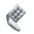 thumbnail image 4 of 2 Pcs/Set Rocking Chair Cushion Anti-fading Polyester Fiber Bottom Anti-skidding Rattan Sofa Cushion Good Elasticity Seat Replacement and Bottom Outdoor No.4, 4 of 7