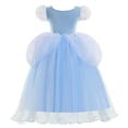 thumbnail image 2 of HAWEE Costume de Princesse pour Filles Robes de Princesse pour Fête d'Halloween Cosplay avec Bandeau Ras-du-Cou Accessoires, 2 of 6