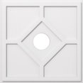 thumbnail image 1 of Ekena Millwork CMP30EY-06000 30 Po x 6 Po Médaillon de Plafond Contemporain ID Carré Embry Architectural Grade PVC, 1 of 4