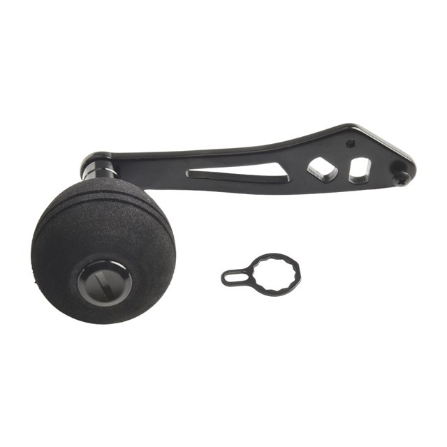 1 Pcs Moulinet de Pêche Moulinet de Pêche à Appât Poignée de Moulinet de Pêche Roue à Chute d'Eau Roue de Tambour Poignée Ovale en EVA Bascule Simple Outils Accessoires