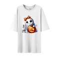 thumbnail image 4 of YLHFASHION T-shirt d'Halloween pour Femmes à Manches Courtes, Col Rond, Graphique, Hauts Imprimés Citrouille, Chandails Décontractés d'Automne 2025, Économies du Printemps, Liquidation, T-shirt à Manches Courtes pour Femmes, 4 of 4