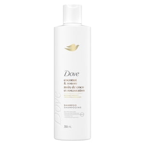 Dove Shampooing Coconut & Restaurer les soins bioprotéines + Huile de coco, 355 ml