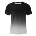 thumbnail image 4 of Qertyioot Hommes d'Économies de Mode Imprimer Manches Courtes Col Rond T-shirt Mode Décontracté Manches Courtes, 4 of 5