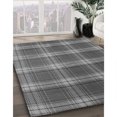 thumbnail image 3 of Ahgly Tapis d'Intérieur Lavable en Machine Carré Transitionnel Gris Canon, 3 Pieds Carré, 3 of 7