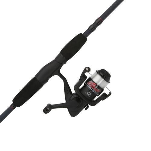 Shakespeare Outcast Ensemble Canne et Moulinet spinning de 6 Pieds avec Moulinet de 30 Po Pré-Enroulé avec Ligne de 6 lb, Tube de Verre Vierge Robuste, Poignées en EVA à Prise Fendue et guides en Acier Inoxydable avec inserts en Céramique Multicolores, Idéal pour la Pêche en Eau Douce.