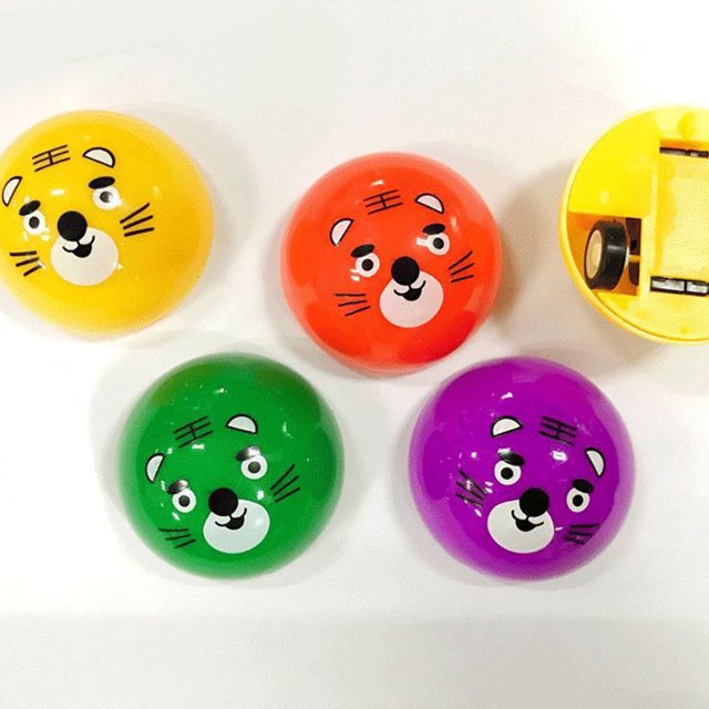 Baohd Random Color Children Pull Back Car Pull back car toy Toy Kids Racing Car Baby Mini Cartoon Football Christmas Gifts Toy Vehicles