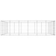 thumbnail image 2 of vidaXL Chenil Extérieur pour Chien Acier Galvanisé 36,3 M2, 2 of 4