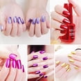 thumbnail image 3 of 18ml Metallic Nail Polish Half Mirror Effect Varnishes Metal Silver Long-Lasting Non-Peelable, 3 of 5