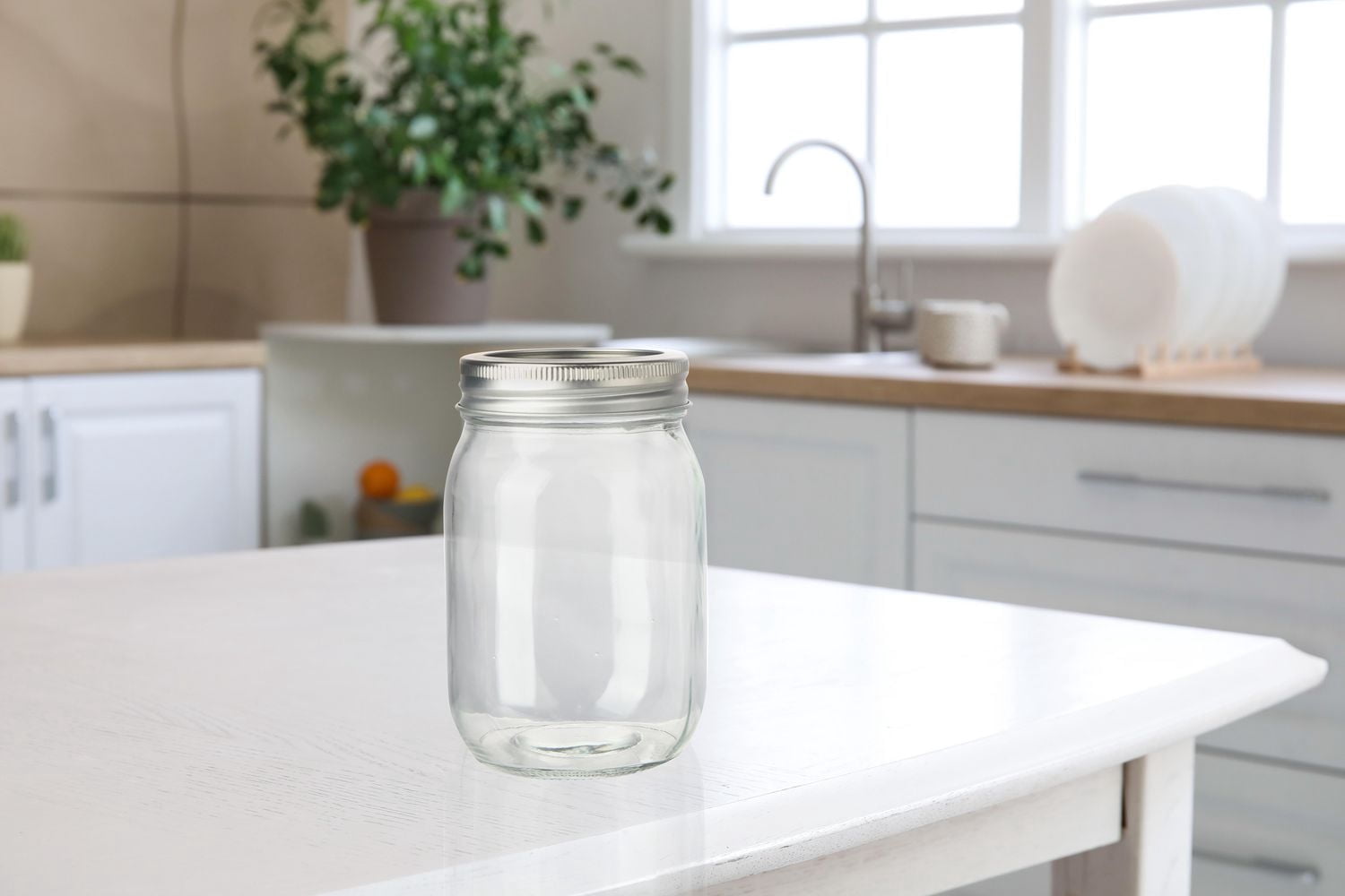 Mainstays Clear Glass Canning Jars, 500ml, 12 Piece