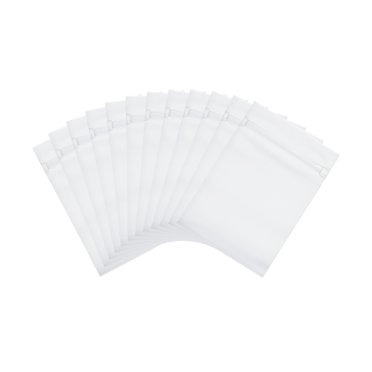 Unique Bargains Sacs Poly Fermeture à Glissière 3.5 Pieds X 2.5 Pieds 3 Mil en Plastique Transparent Refermable avec Fermeture Éclair 50 Pcs