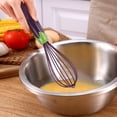 thumbnail image 2 of Plastic Handle Whisk Handle Manual Whisk Cream Whisk Dough, 2 of 6