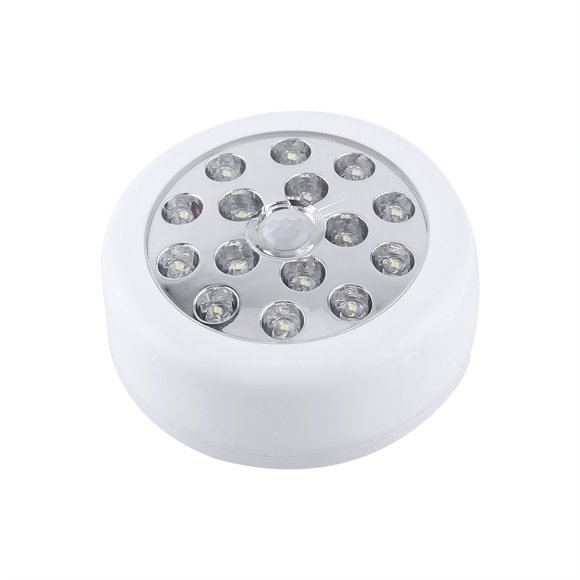 Lampe à Crochet LED, Lumière Blanche Sans Fil 15 LED Capteur de Lumière, pour Couloir de Chambre à Coucher