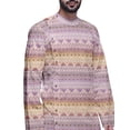 thumbnail image 3 of Atasi Designer Printed Summer Wear Long Kurta With White Pajama Set For Men, 3 of 3