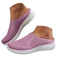 thumbnail image 1 of Mepaouo Womens Backless Sneakers Casual Slip on Mule Shoes Arch Support Walking Mesh Slide Sandals, 1 of 8