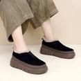 thumbnail image 2 of Wdhugt Fleece Lined Boots For Winter Outdoor Low Heel Flock Material Us Size 8.5 Foot Length 10.04 Inch, 2 of 9
