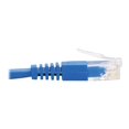 thumbnail image 3 of Tripp Lite Down-Angle Cat6 Gigabit Molded Slim UTP Ethernet Cable (RJ45 Right-Angle Down M to RJ45 M), Blue, 7 ft. - Patch cable - RJ-45 (M) to RJ-45 (M) down-angled - 7 ft - UTP - CAT 5/5e/6 - molded, stranded - blue, 3 of 5