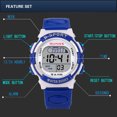 thumbnail image 2 of Waterproof Children Boys Digital LED Sports Watch Kids Alarm Date Watch Gift, 2 of 8