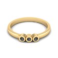 thumbnail image 1 of Round Shape Labradorite Stackable Women Ring 925 Sterling Silver Gold Vermeil Delicate Jewelry, 1 of 3